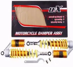 Амортизаторы (пара) Delta 340mm, газомасляные (желтые) KOMATCU (mod.A)