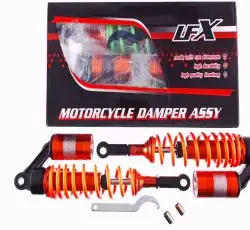 Амортизаторы (пара)   Delta   340mm, газомасляные   (оранжевые)   KOMATCU   (mod.A)