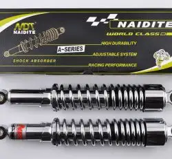 Амортизаторы (пара)   Delta   340mm, регулируемые   (хром, короткий стакан)   NDT