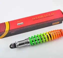 Амортизатор   GY6, DIO ZX, LEAD   310mm, регулируемый   (радуга)   NDT