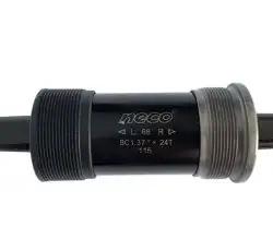 Каретка велосипедная неразборная   (квадрат)   (L-115mm)   (B910P)   (Neco)   KL