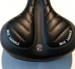 Седло велосипедное (mod:PRESS) (черное) YKX
