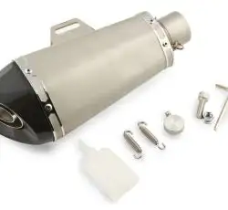 Глушитель (тюнинг)   305mm   (нержавейка, овал, хром, прямоток)   118