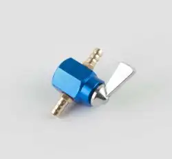 Кран топливный (стайлинговый) универсальный (синий) RIDE IT