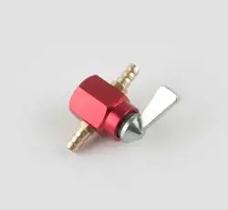 Кран топливный (стайлинговый) универсальный (красный) RIDE IT