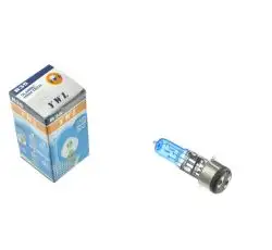 Лампа BA20D (2 уса) 12V 35W/35W (супер белая) YWL