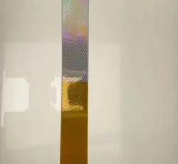 Наклейки (набор) полосы светоотражающие (40х5см, 10шт) (#6046)