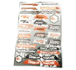 Наклейки (набор) спонсоры, мультибренд (45х30см) (#5991A)