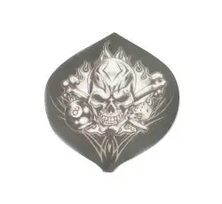 Наклейка декор SKULL (9х9см) (#0056)