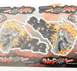 Наклейки (набор) SKULL (32х23см) (#5996F)