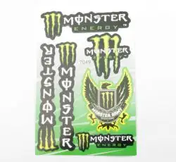Наклейки (набор) спонсор MONSTER ENERGY (27х18см) (#7049)