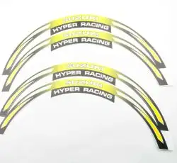 Наклейка на колесо 17/18 SZK (желтая) (#6057)