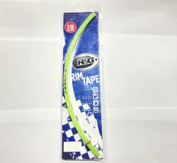 Наклейка на колесо 18 (зеленая,светоотражающая) GJCT