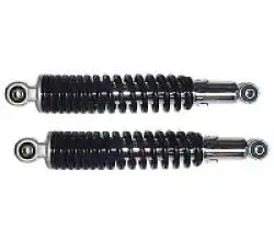 Амортизаторы (пара) Zongshen 125/150 330mm, регулируемые, усиленые (черные) KOMATCU