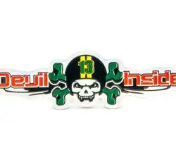Наклейка DEVIL INSIDE (14х5см)