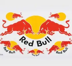 Наклейки (набор) спонсор RED BULL (27х17cм) (#7069A)