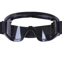 Очки кроссовые черные (стекло однотонное) AMG