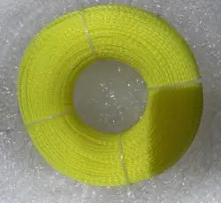 Леска мотокосы Ø2,0mm, 100 метров (косичка, желтая) BEST
