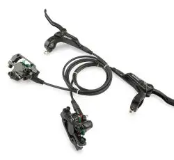 Тормозная система велосипедная (дисковая, гидравлическая, в сборе) (D.P.) (mod:HD-02) DS