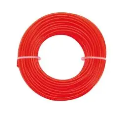 Леска мотокосы Ø2,0mm, 15 метров (квадрат, красная) EVO